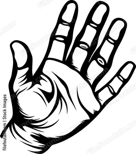 Five Fingers Hand Palm