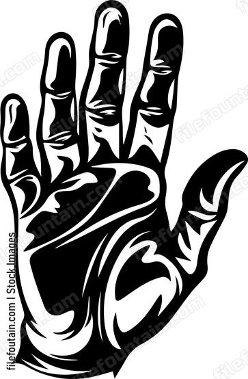 Five Fingers Hand Palm