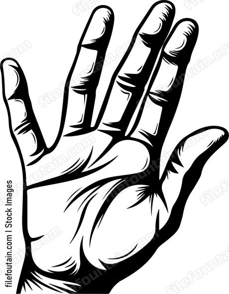 Five Fingers Hand Palm