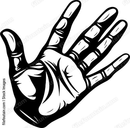 Five Fingers Hand Palm