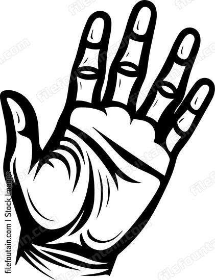 Five Fingers Hand Palm