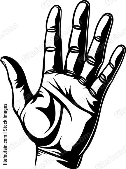 Five Fingers Hand Palm