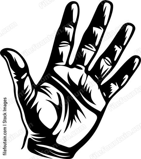 Five Fingers Hand Palm