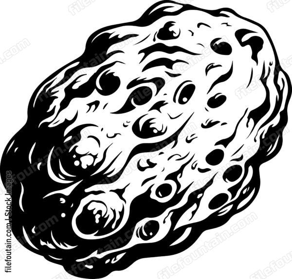 Flaming Asteroid