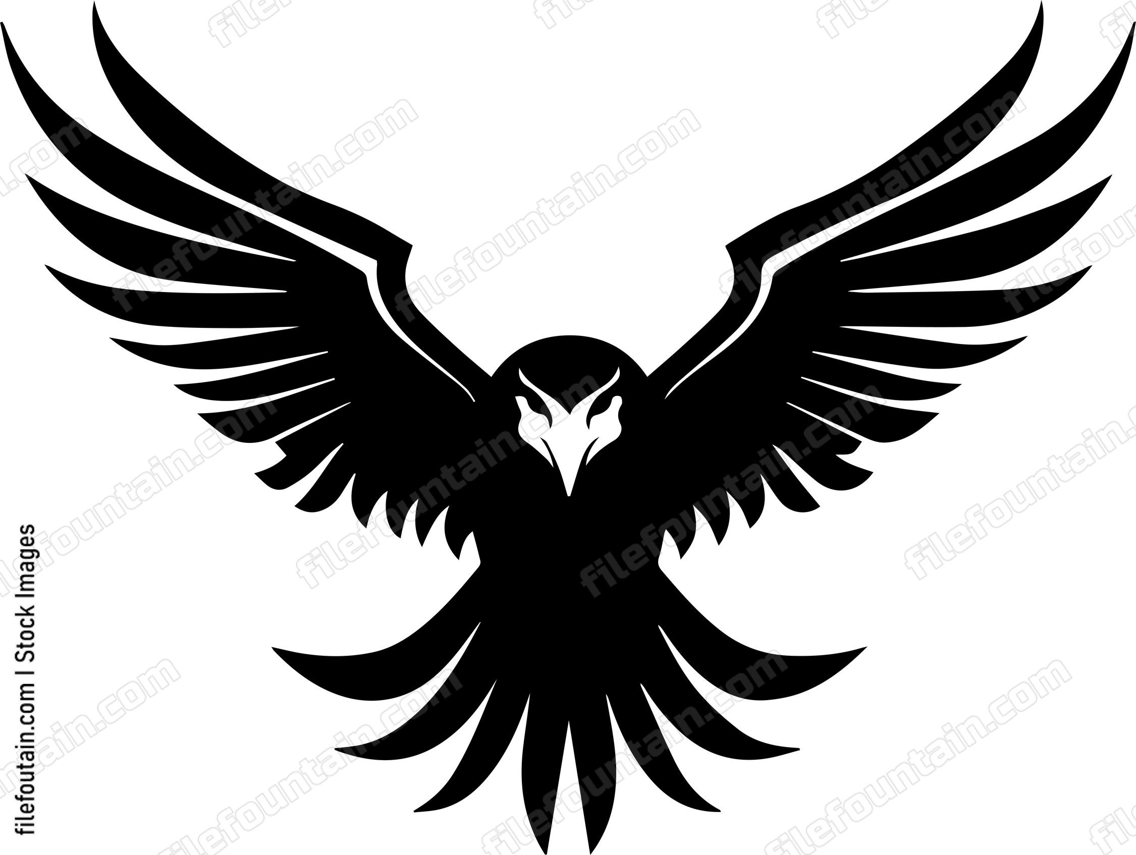Flying hawk