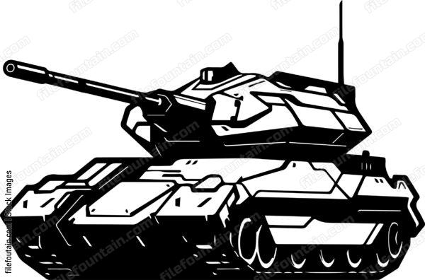 Futuristic Battle Tank