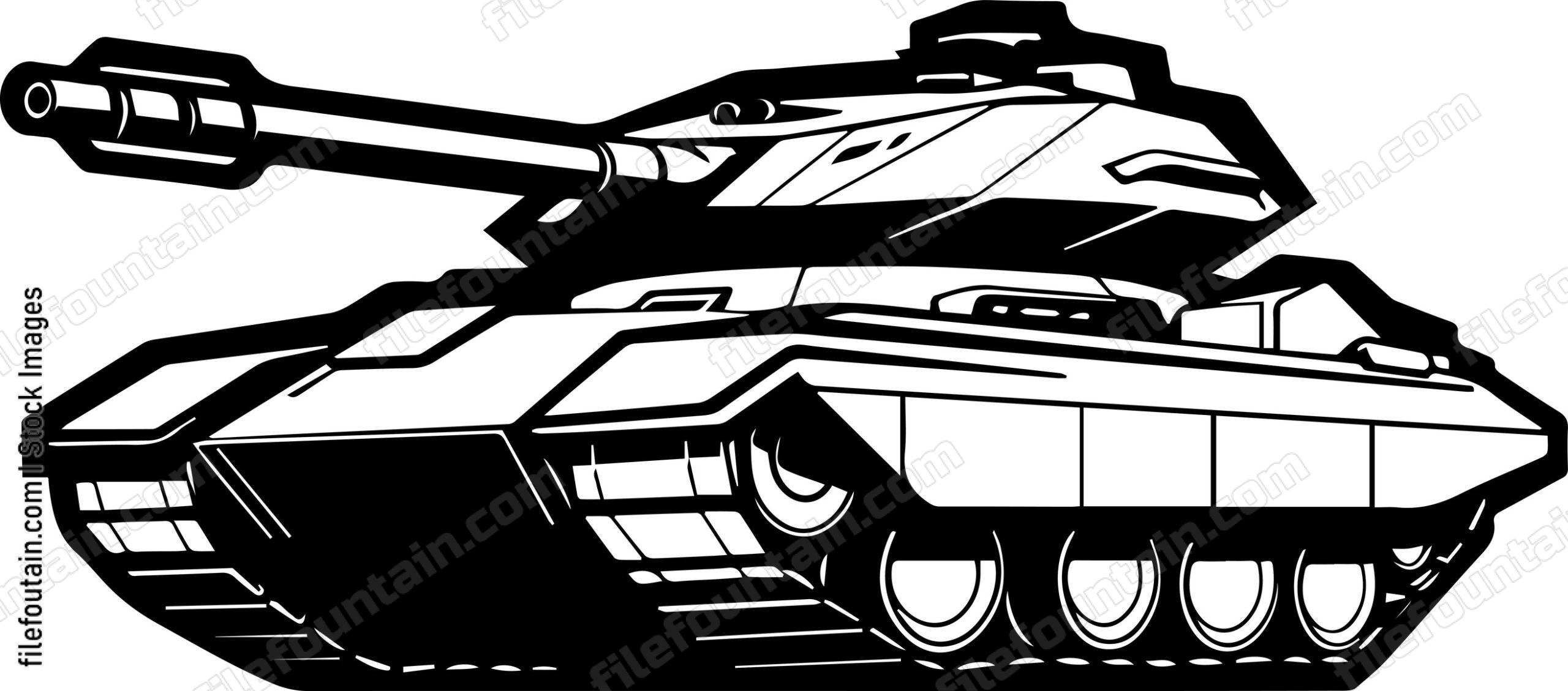 Futuristic Battle Tank