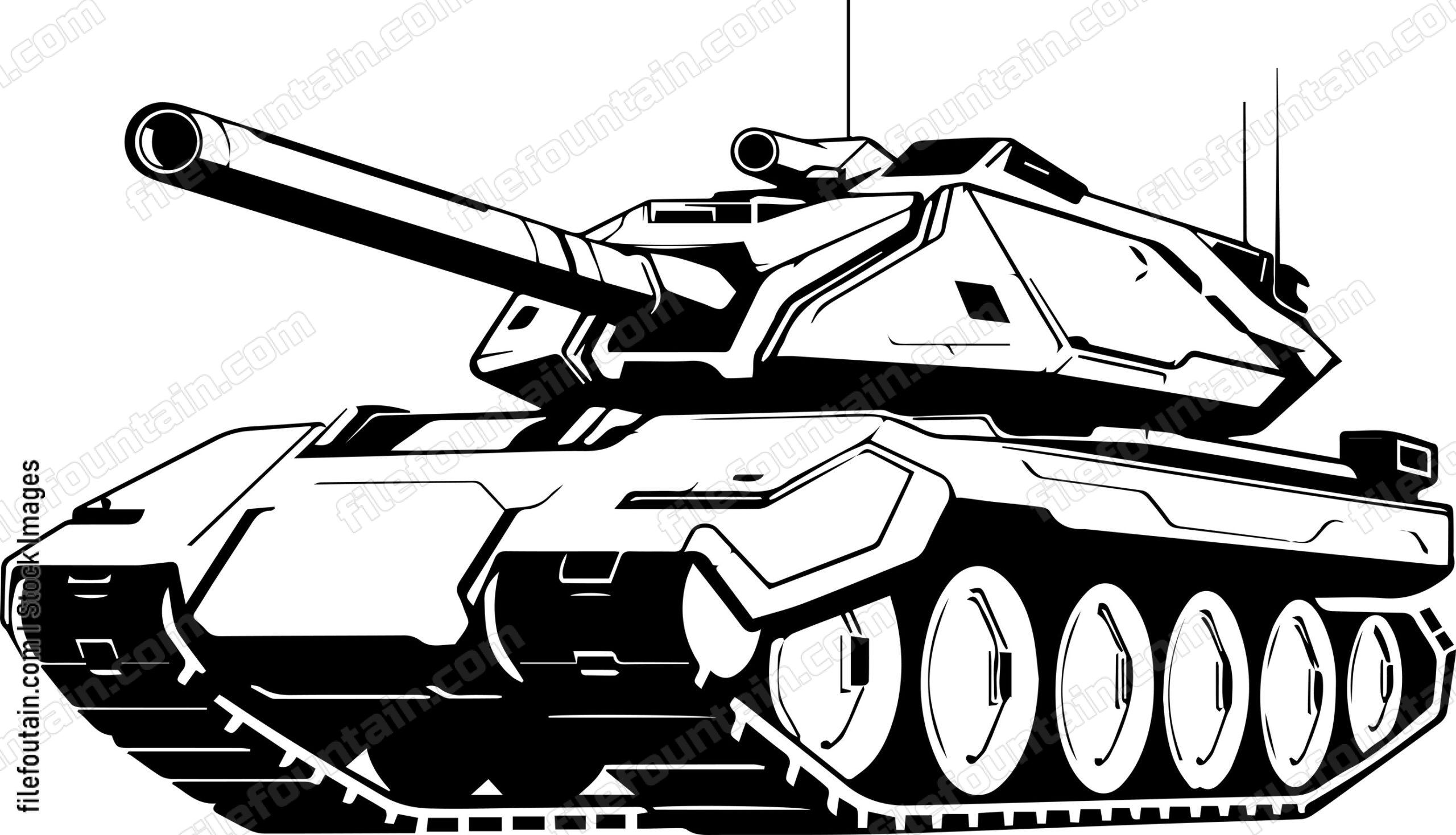 Futuristic Battle Tank