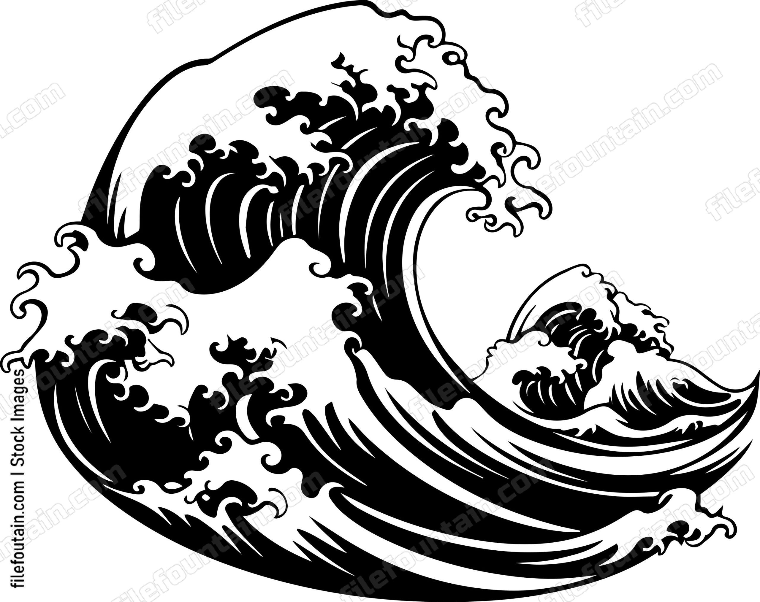 Giant Sea Waves Design