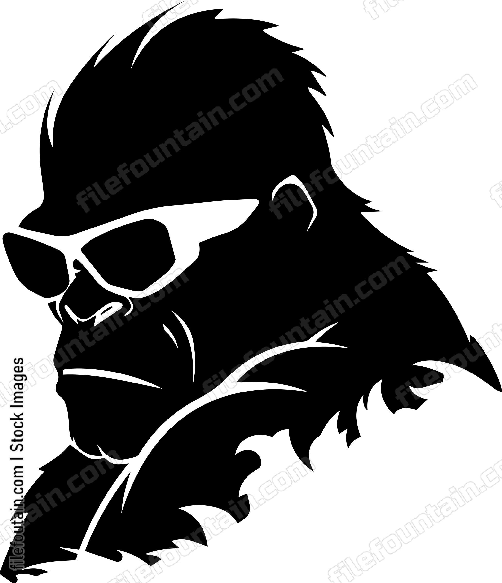 Gorilla In Sunglasses