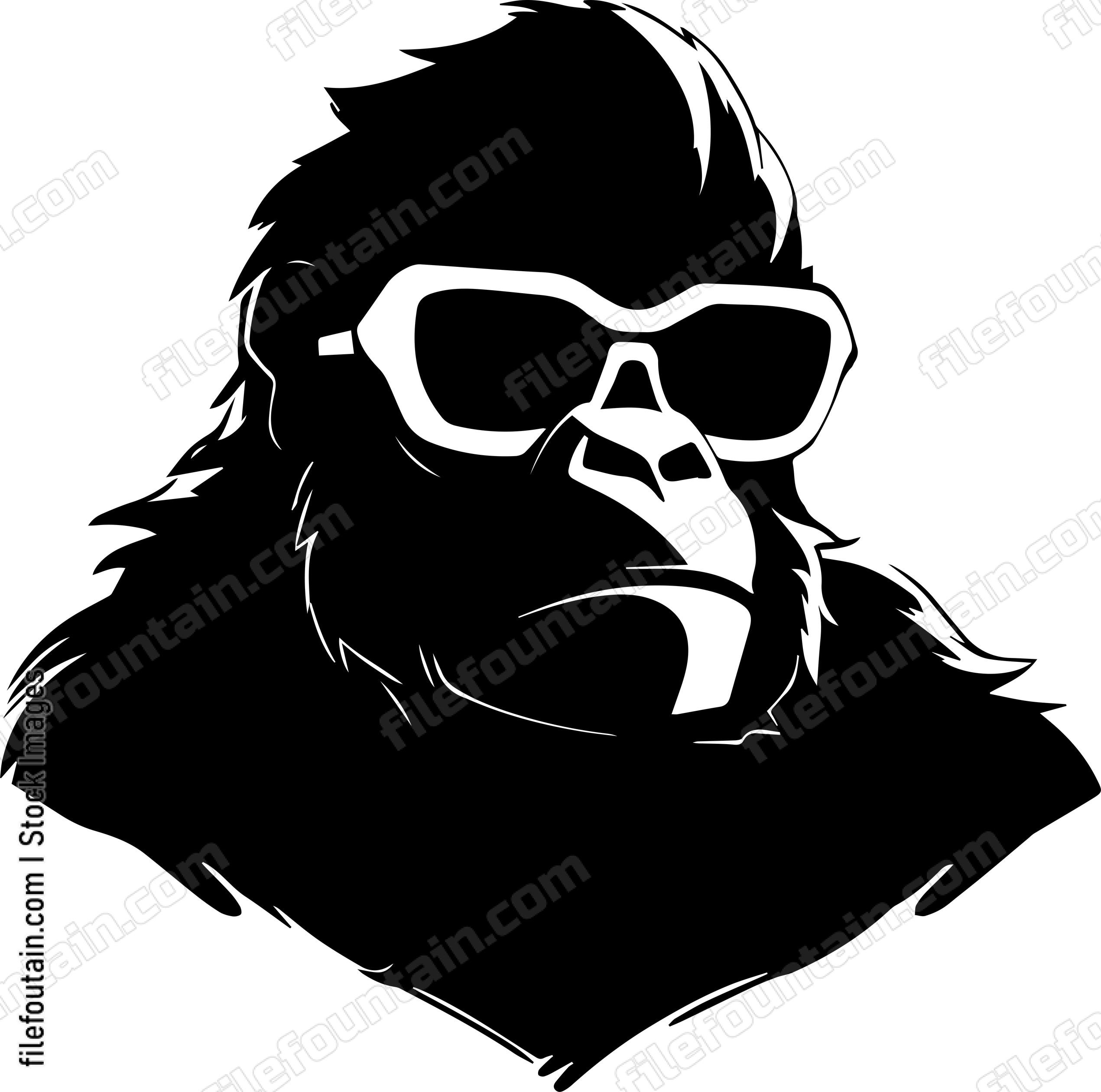Gorilla In Sunglasses