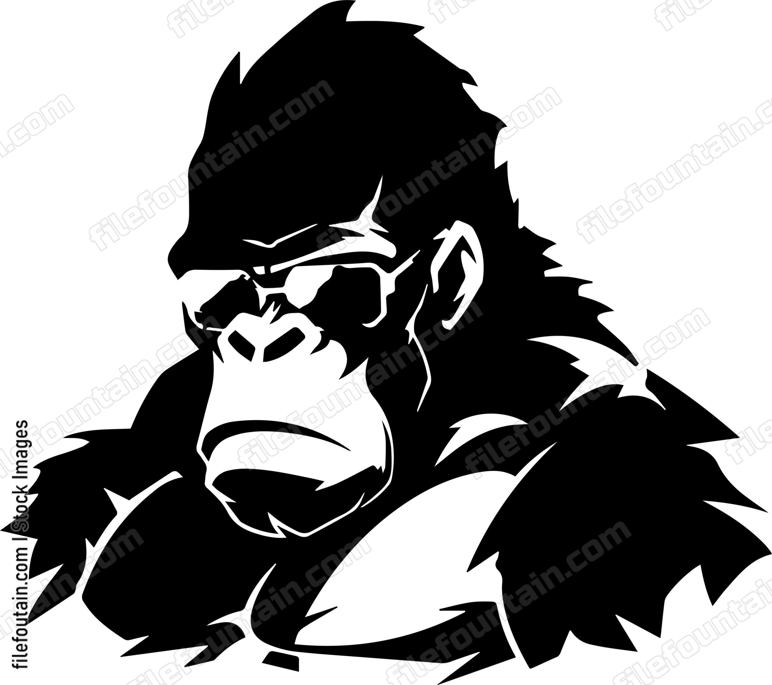 Gorilla In Sunglasses