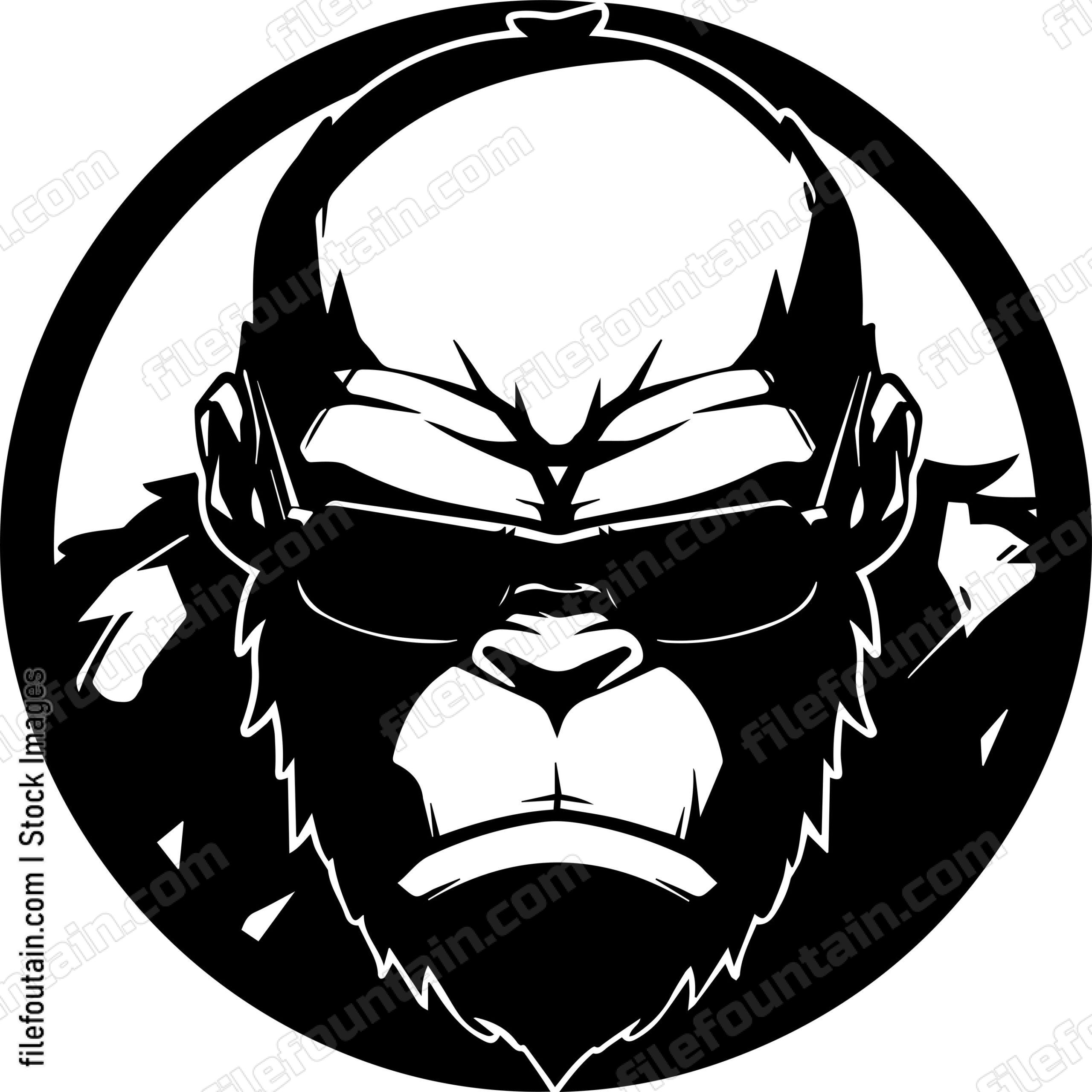 gorilla in sunglasses