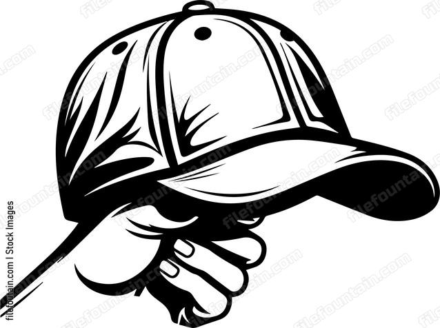 Hand Holding Baseball Hat
