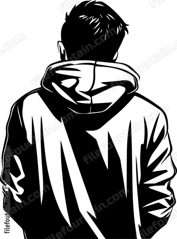 Hoodie Back View