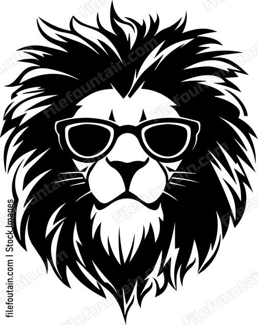 Lion In Sunglasses