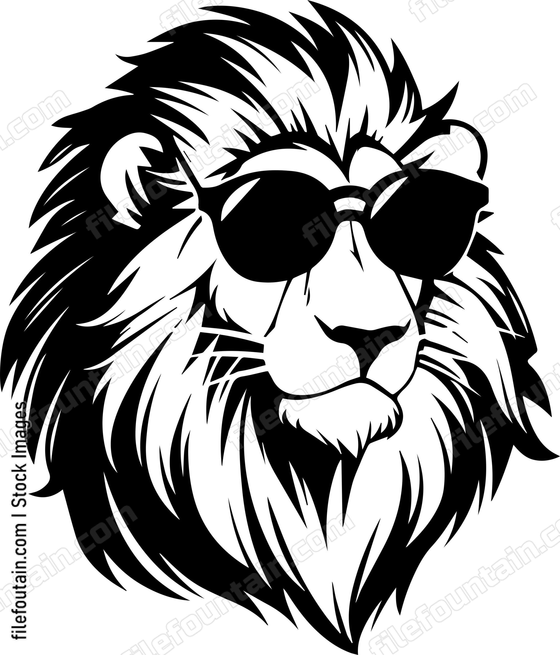Lion In Sunglasses