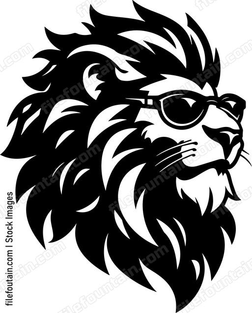 Lion In Sunglasses