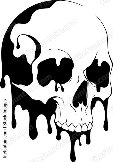 melting skull