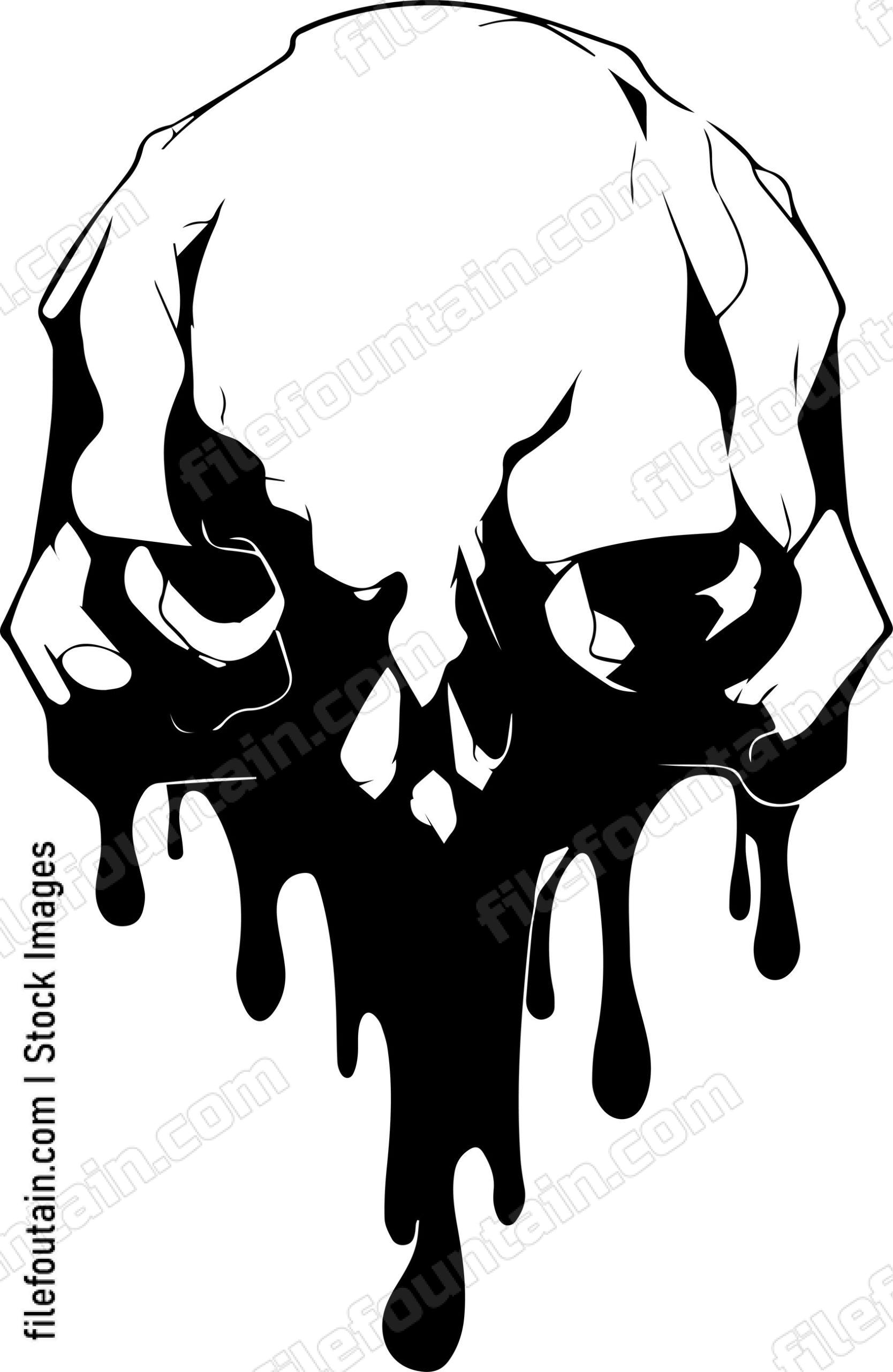 melting skull