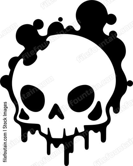 melting skull