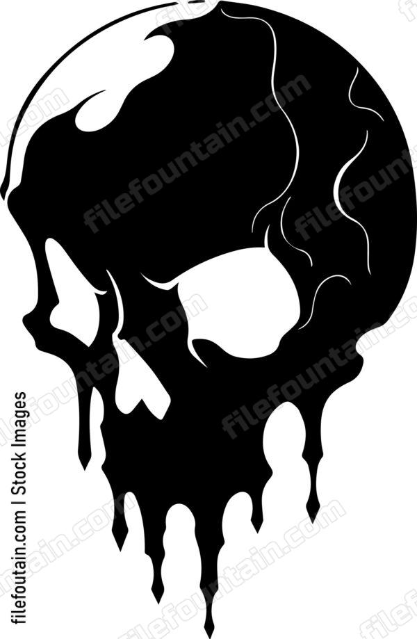 melting skull