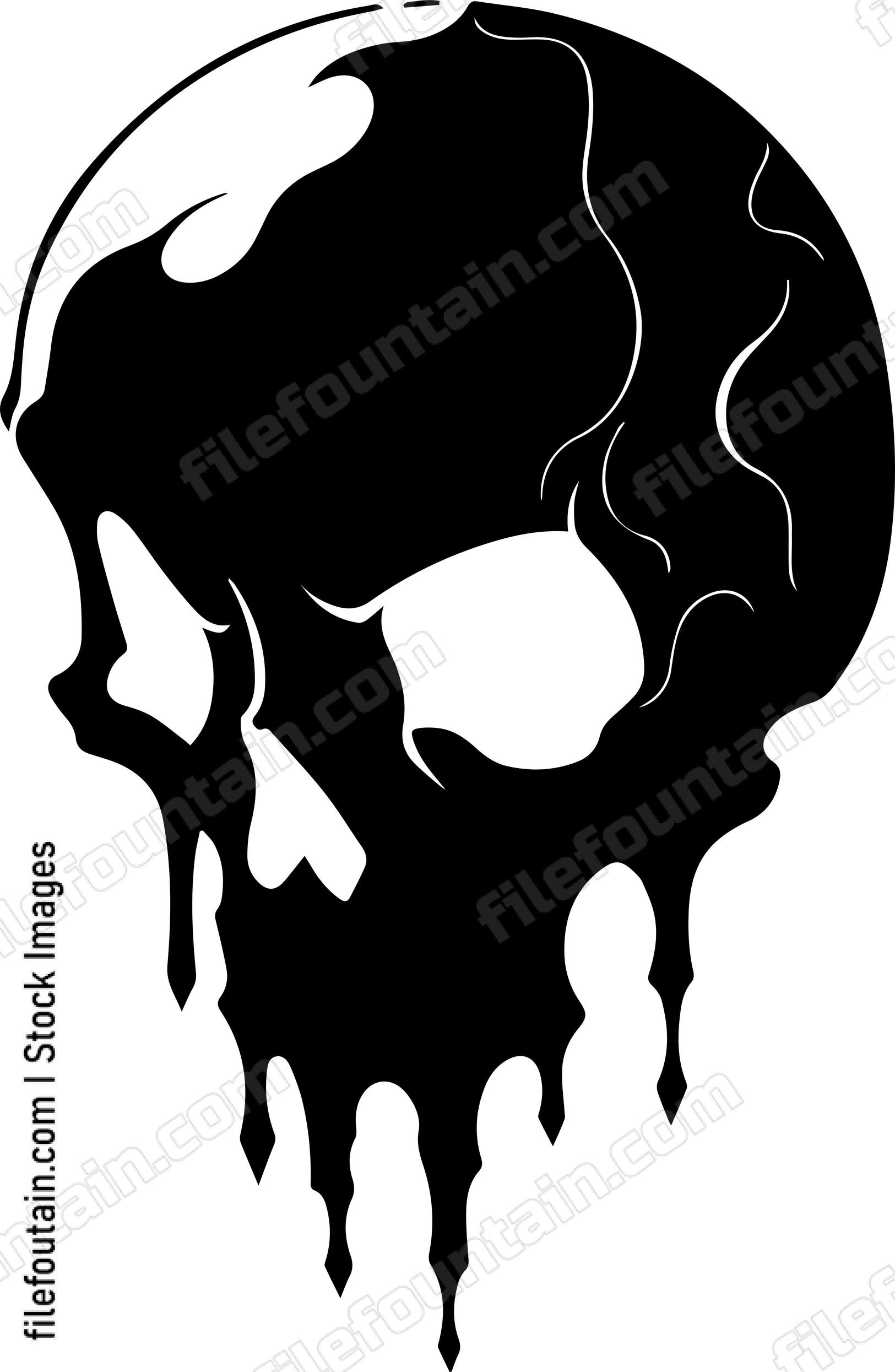 melting skull