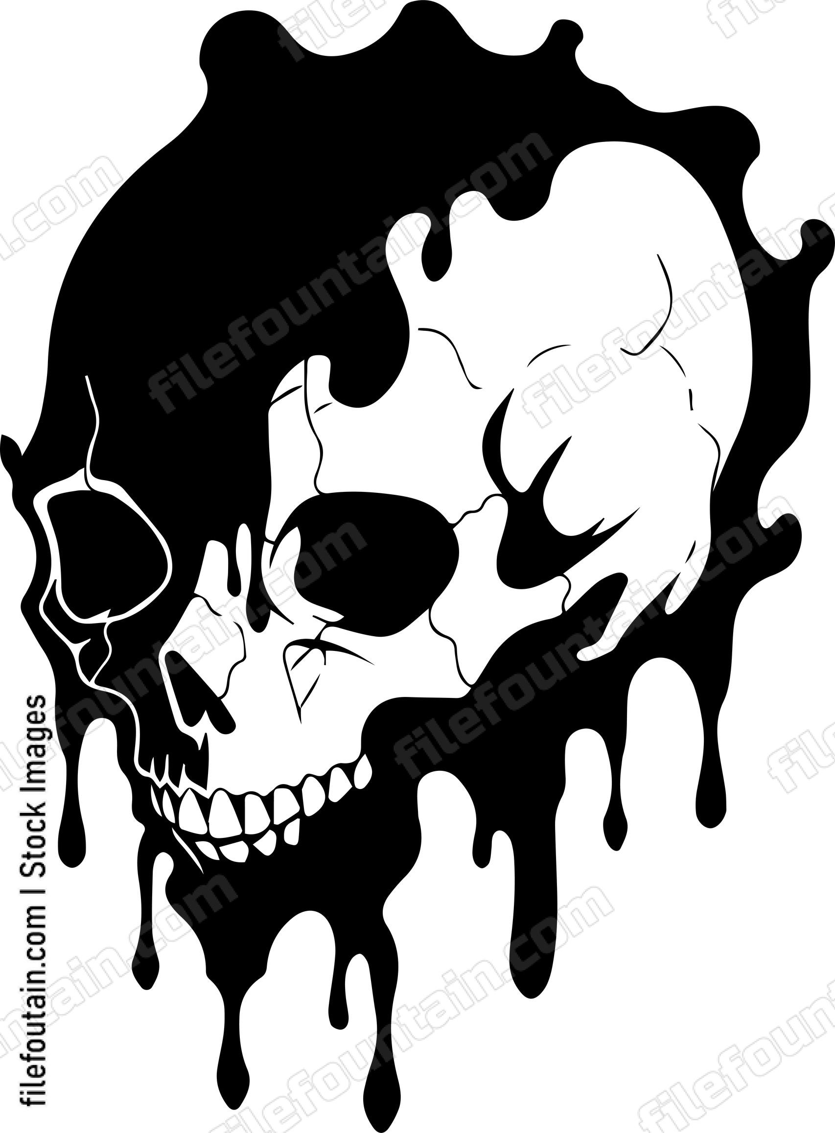 melting skull