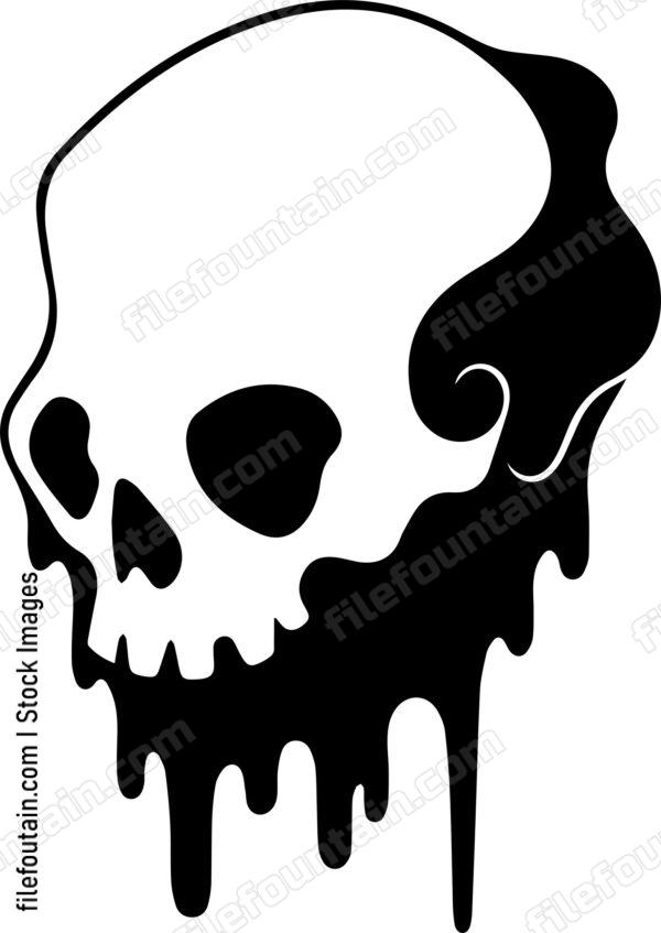 melting skull