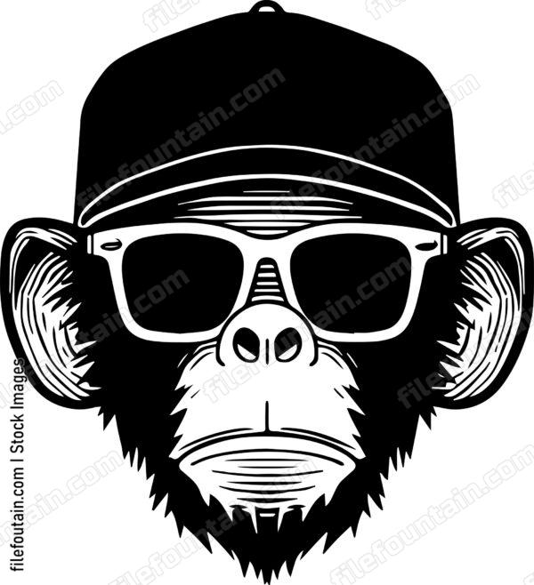 Monkey In Sunglasses