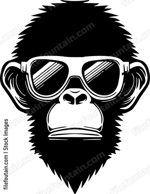 Monkey In Sunglasses