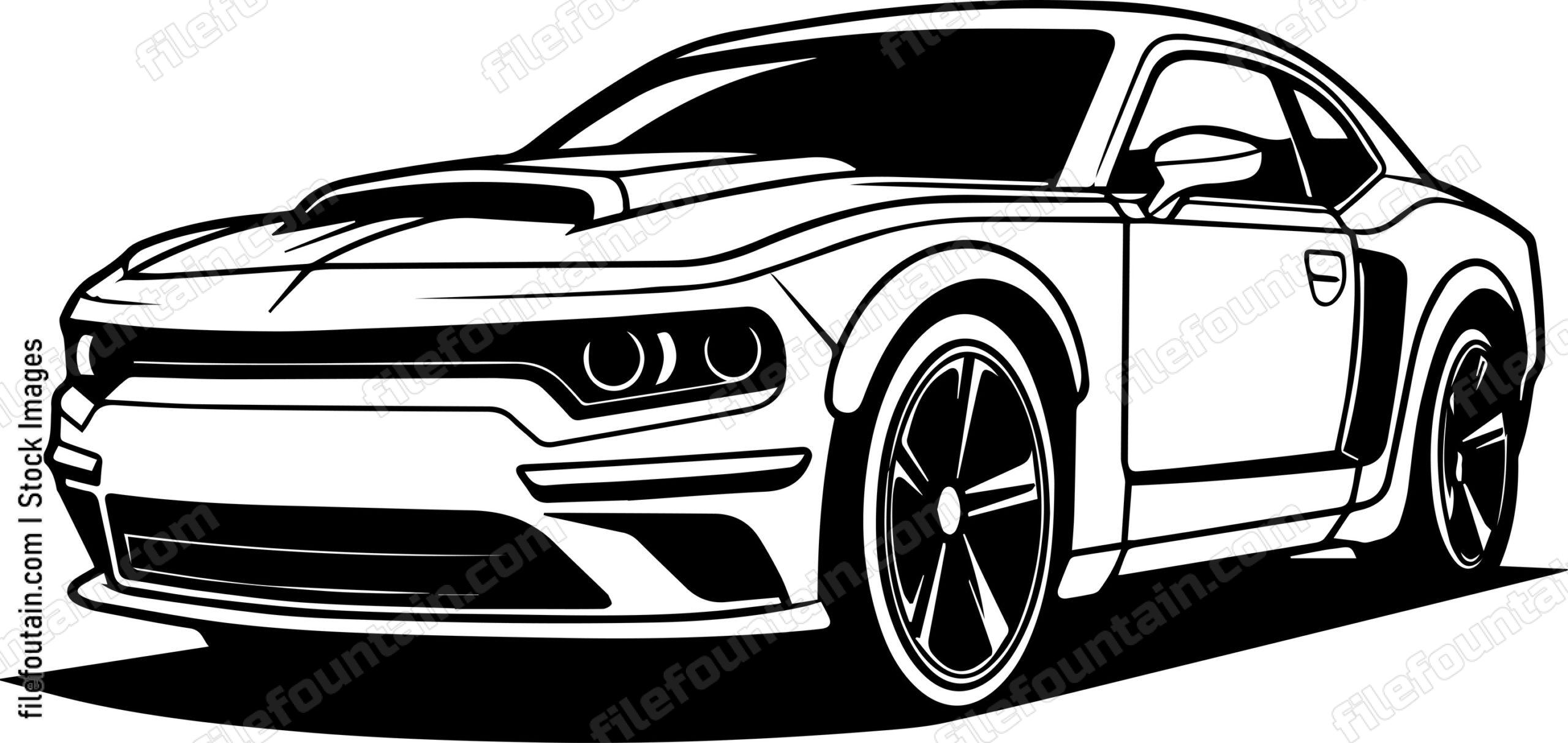 Muscle racing car