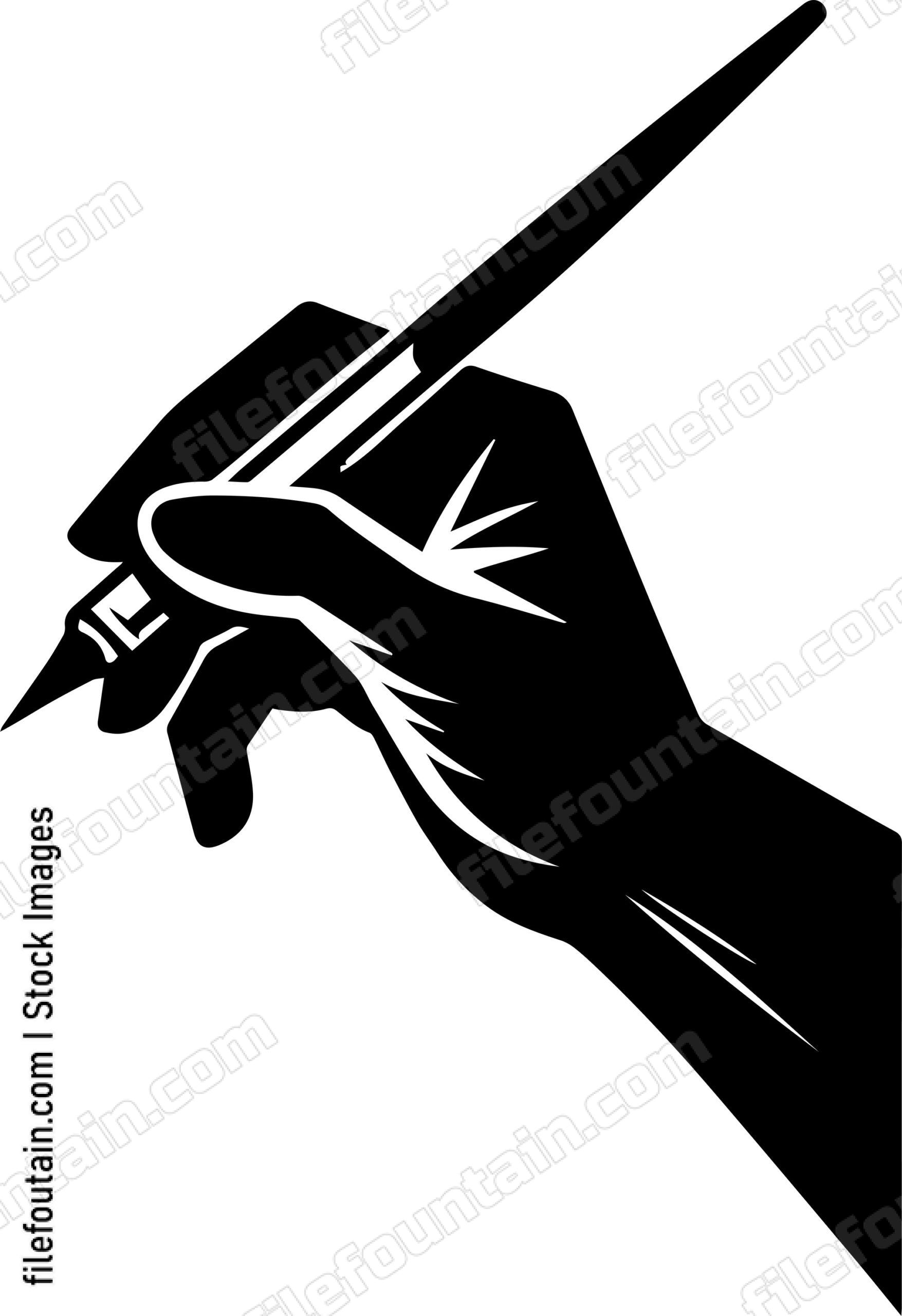 Paint Brush In Hand