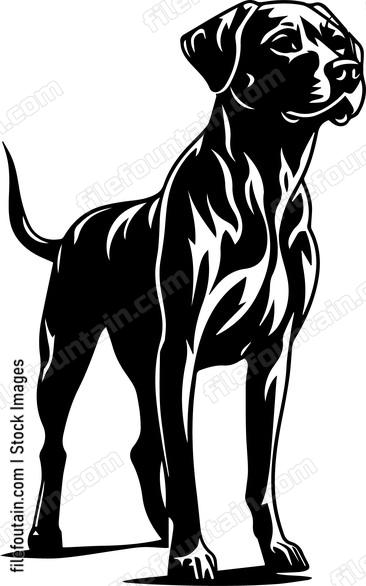Ridgeback Back Vector Ridge Rhodesian Ridgeback Logo Vector Design - FileFountain