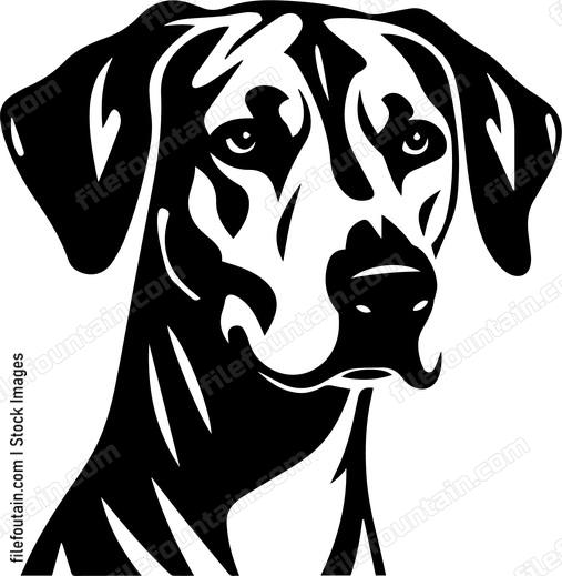 Rhodesian Ridgeback Logo Vector Design - FileFountain