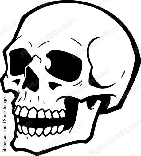 skull laughing