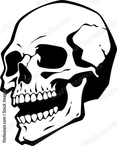 skull laughing