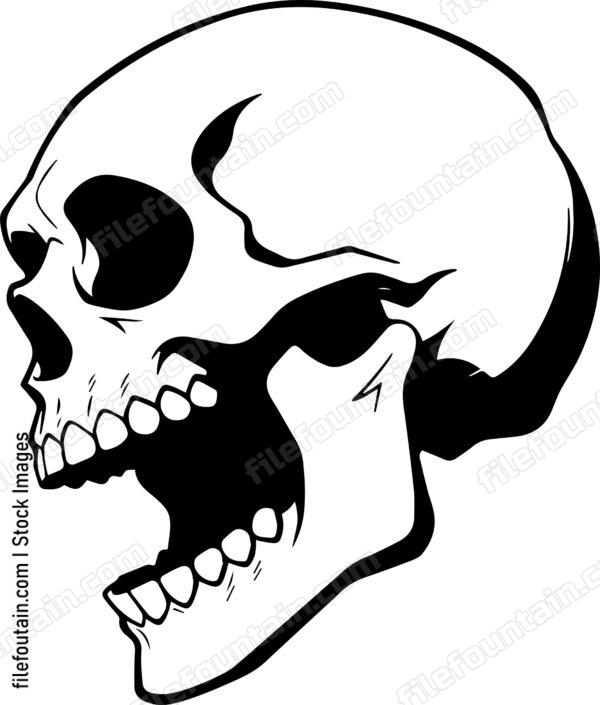 skull laughing