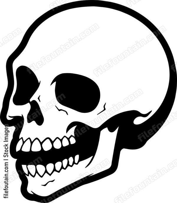 skull laughing