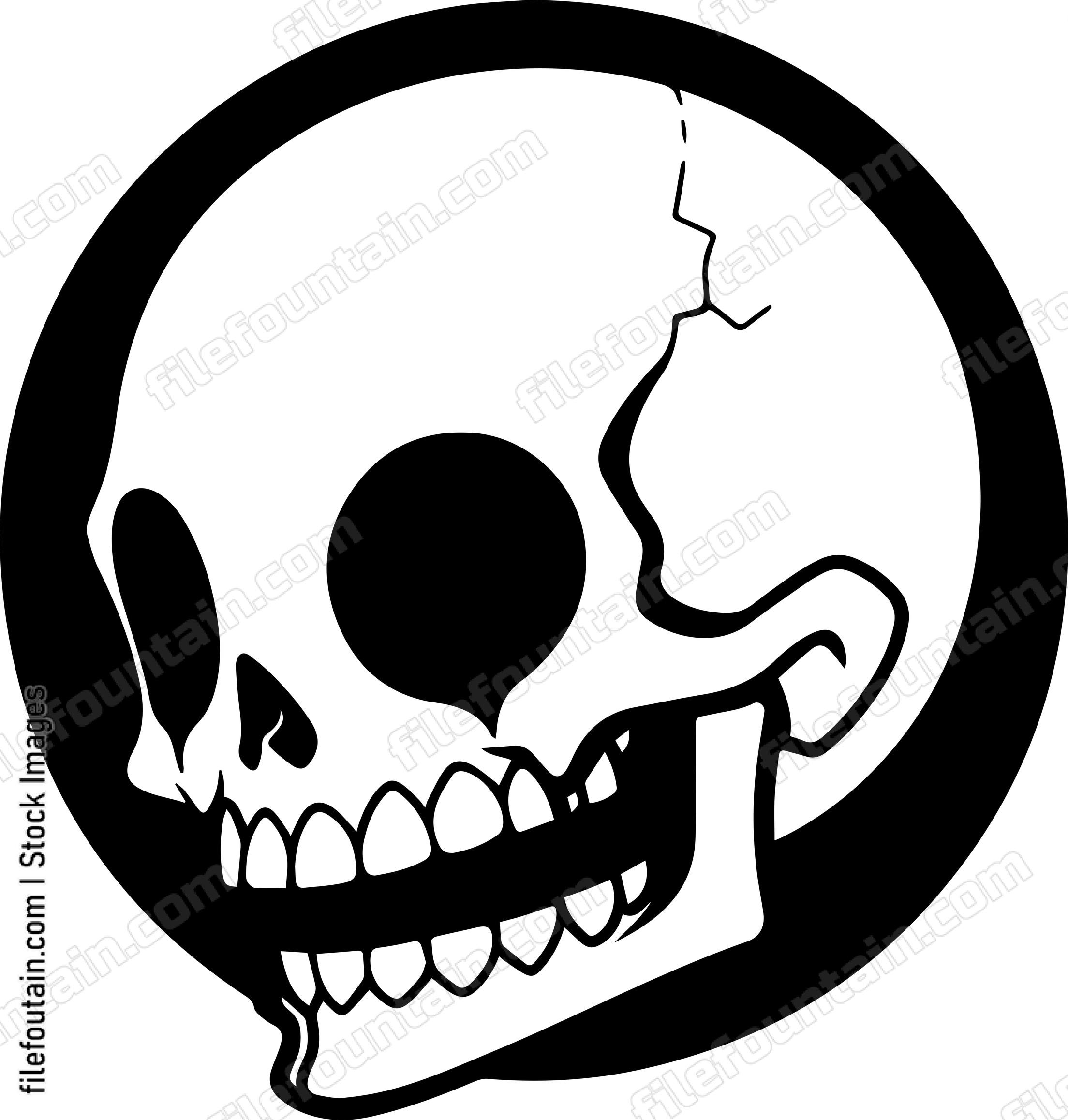 skull laughing