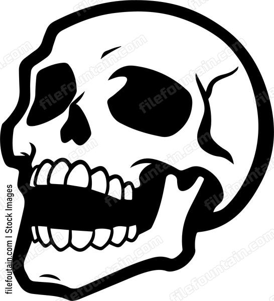 skull laughing