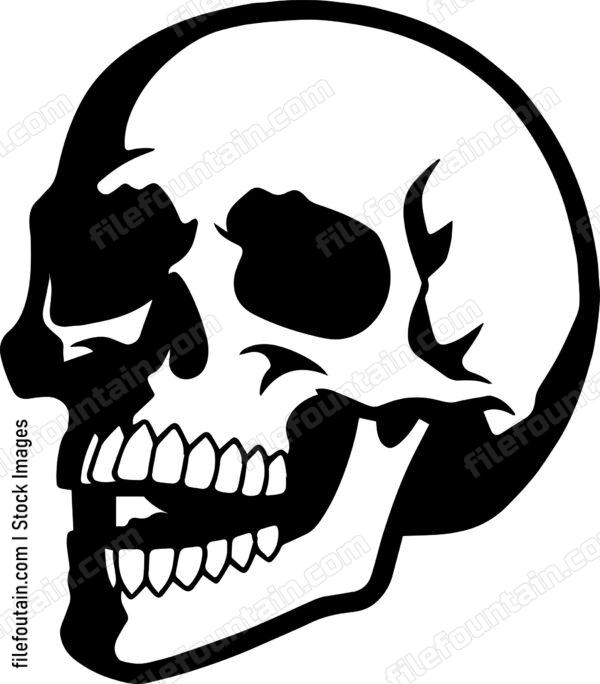 skull laughing