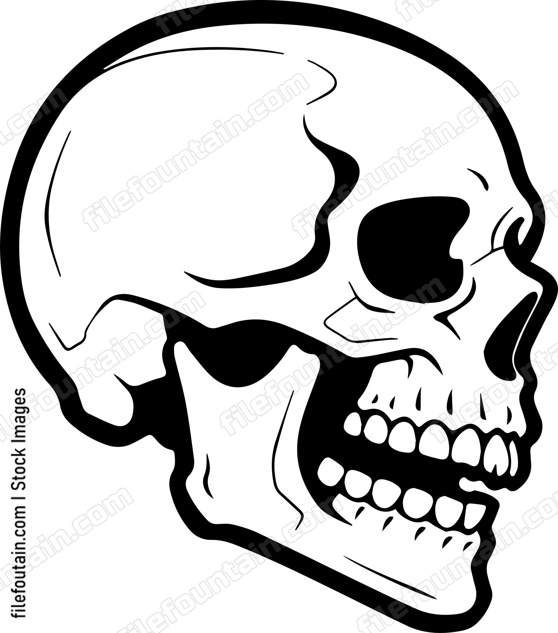 skull laughing
