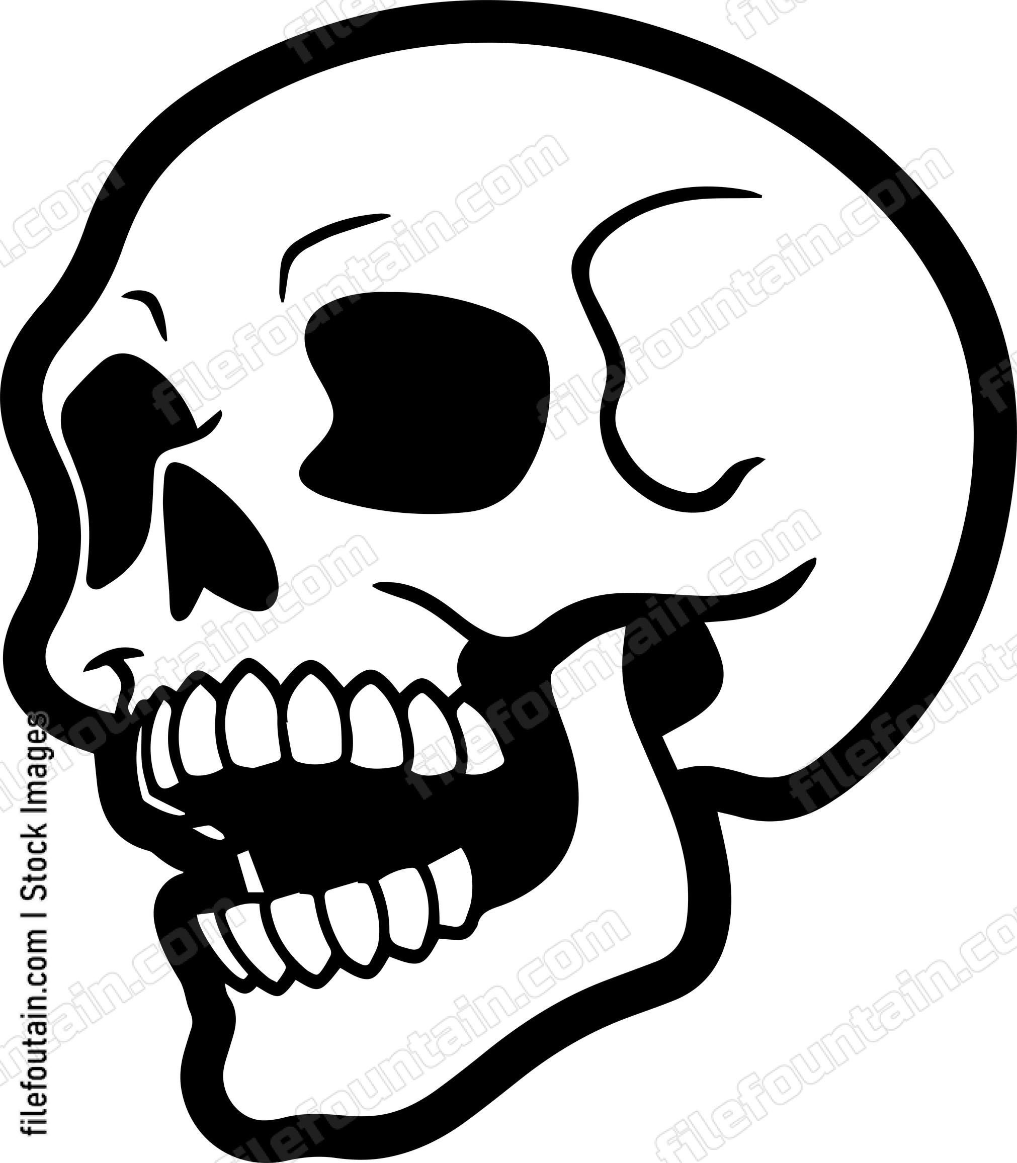skull laughing