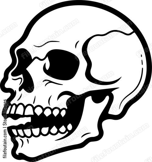 skull laughing