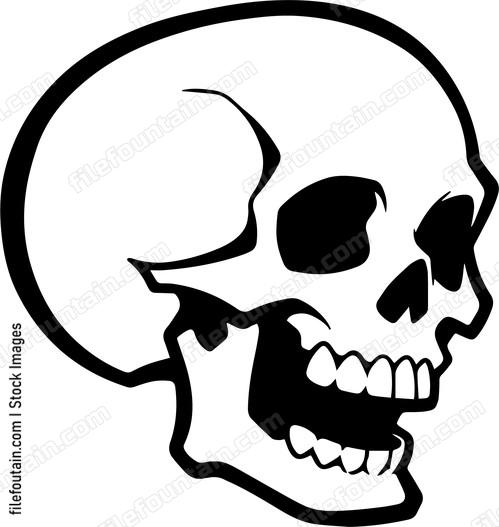skull laughing