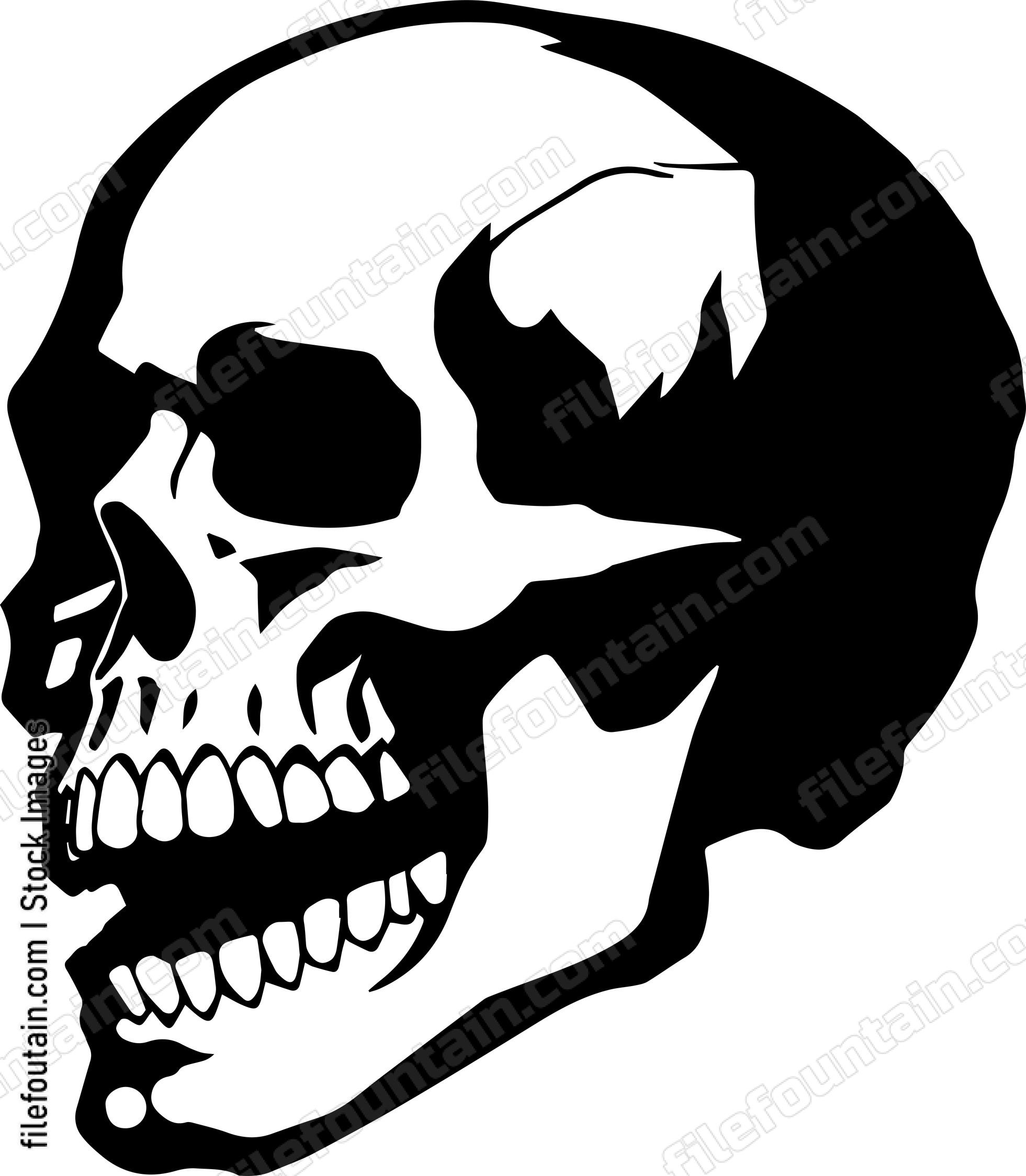 skull laughing