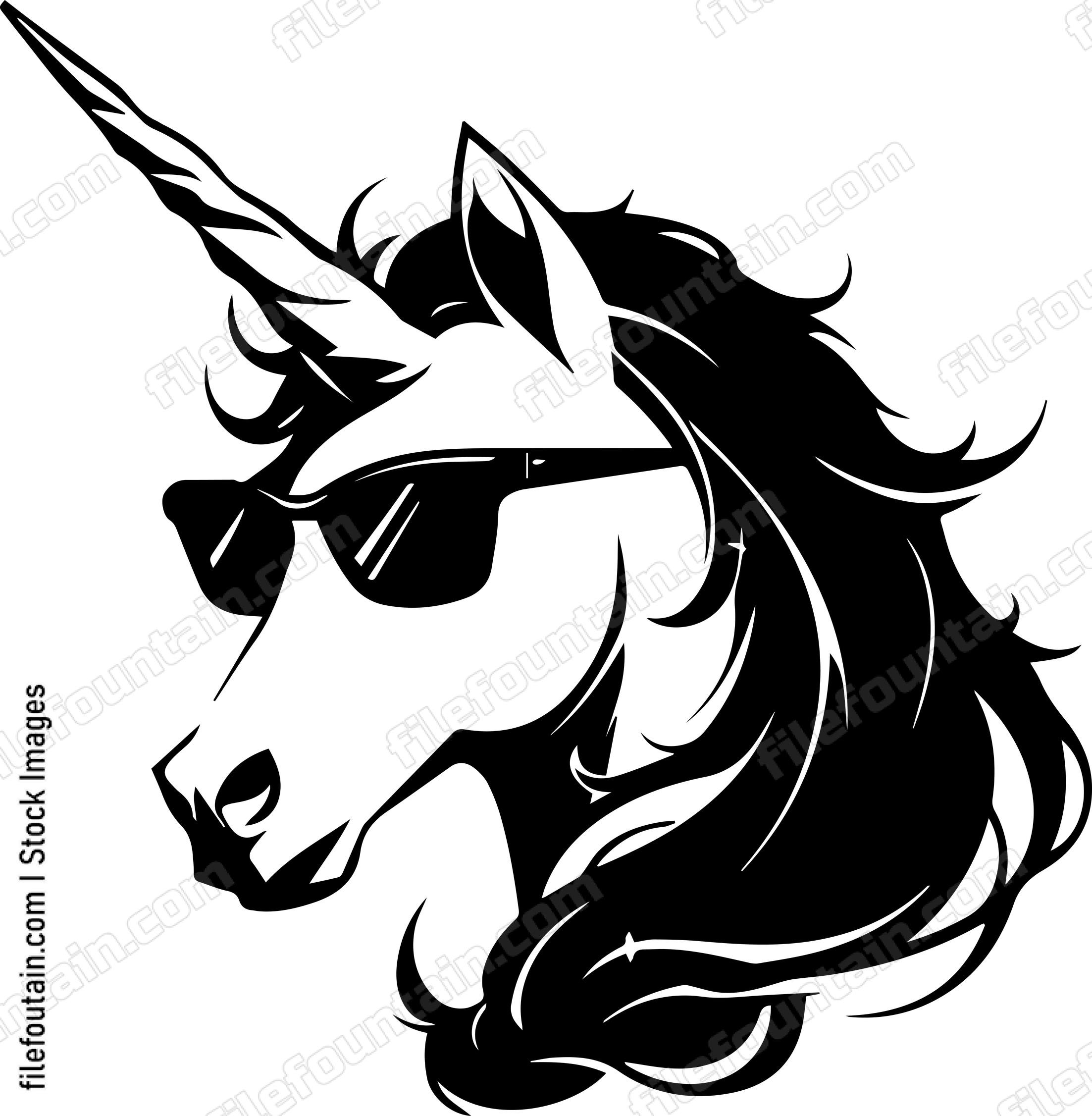 Unicorn In Sunglasses