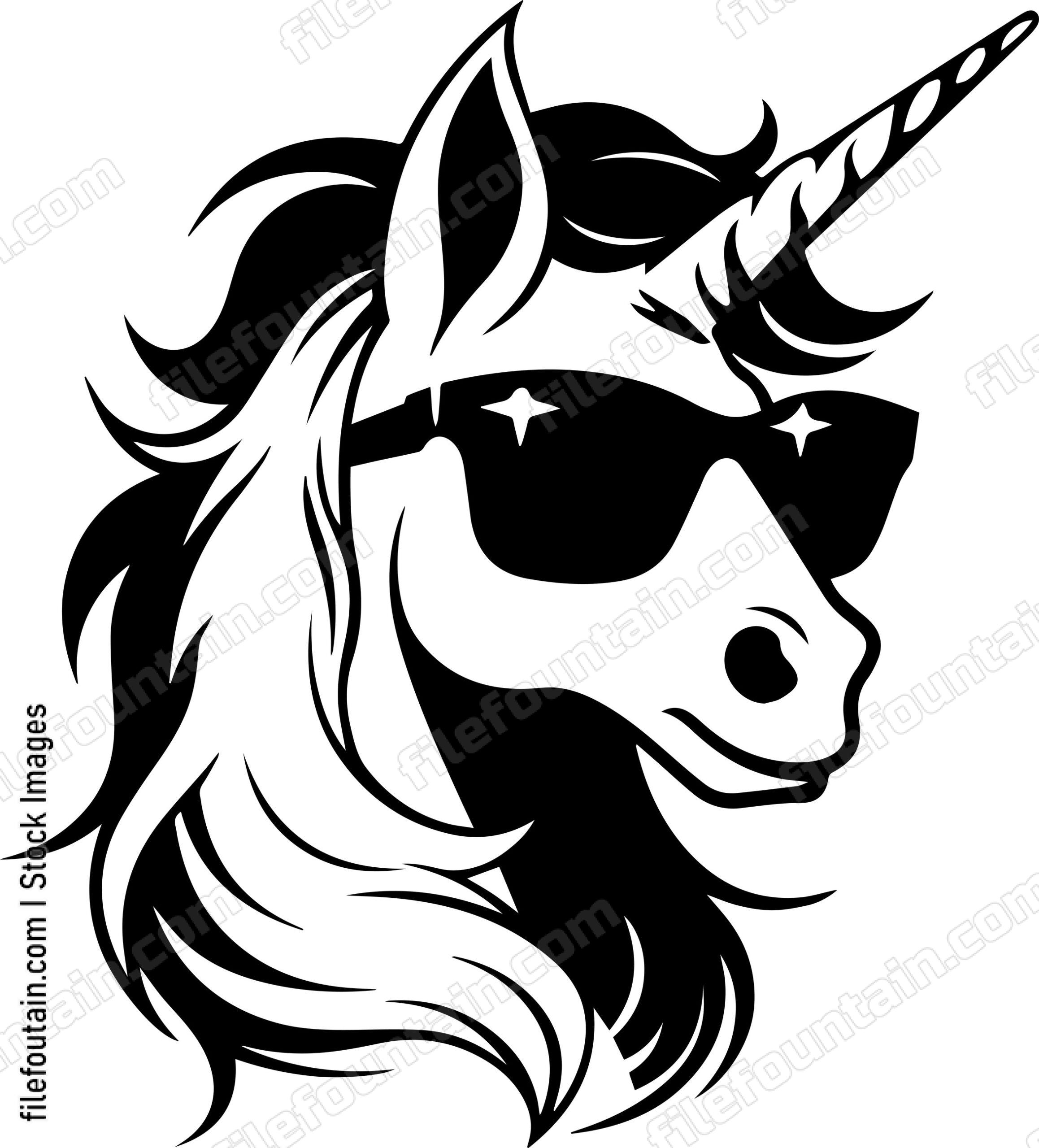 Unicorn In Sunglasses