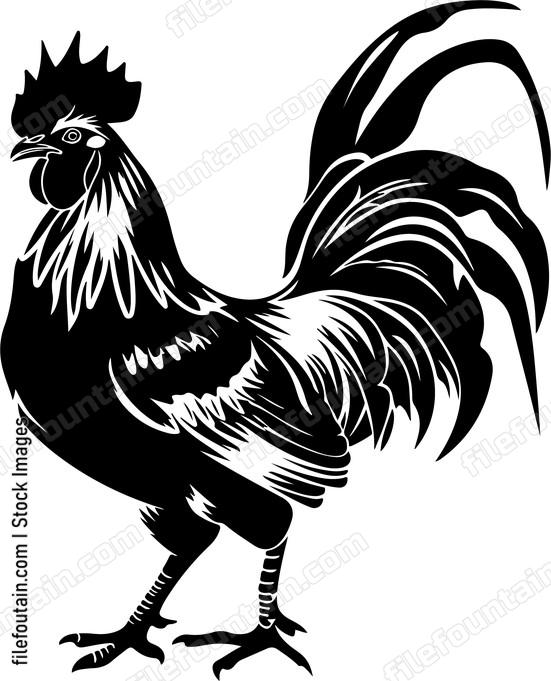 A detailed rooster